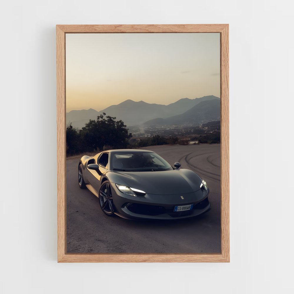 Poster gtb de Élégance – affiche Ferrari (vue 4)